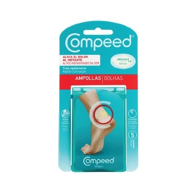 COMPEED AMPOLLAS HIDROCOLOIDE TALLA MEDIANA 5...