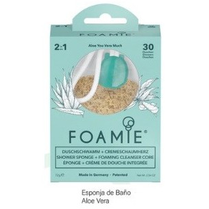 ESPONJA DE BAÑO  GEL BAÑO FOAMIE ALOE VERA