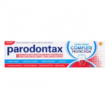 PARODONTAX COMPLETE PROTECTION EXTRA FRESH  1 ENVASE 75 ml