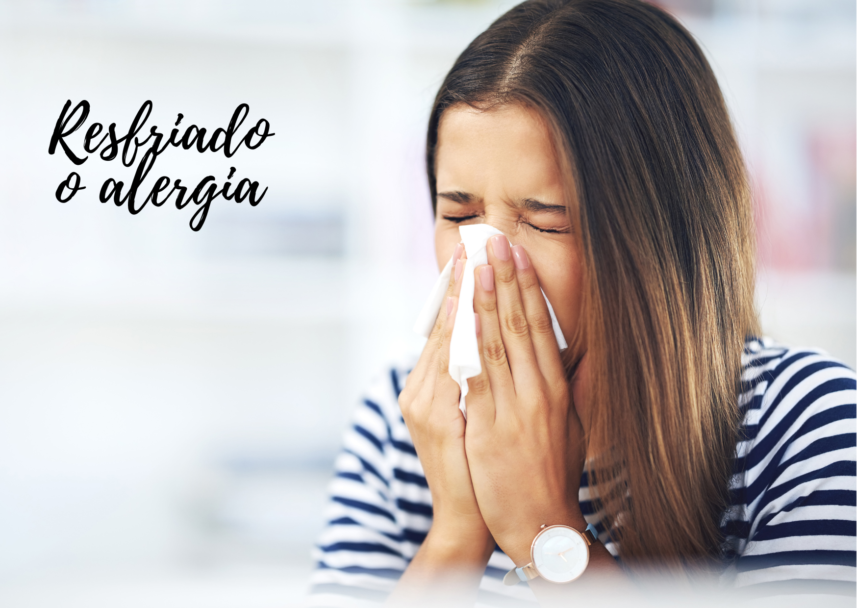 Esos síntomas son de resfriado... o ¿es alergia?
